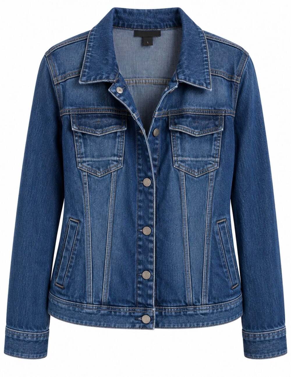 Lane Bryant Denim Jacket Size 26 Blue Cotton Blend